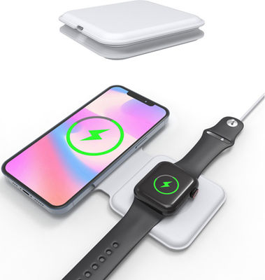 15W 2 dans 1 chargeur sans fil de duo de Magsafe pour l'iPhone 12