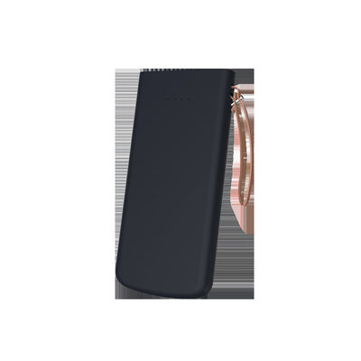 Banque portative en caoutchouc colorée de puissance du revêtement 138mm double USB