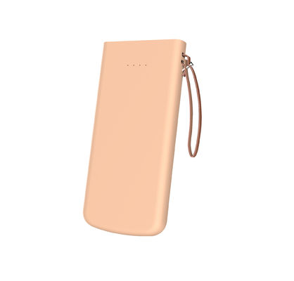 Banque portative en caoutchouc colorée de puissance du revêtement 138mm double USB
