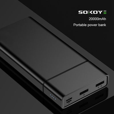 Double USB paquet élevé de batterie de la capacité 20000mAh 380g