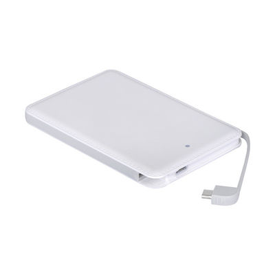 USB micro câblent la banque incorporée de puissance de câble de 10000mAh 9.8mm