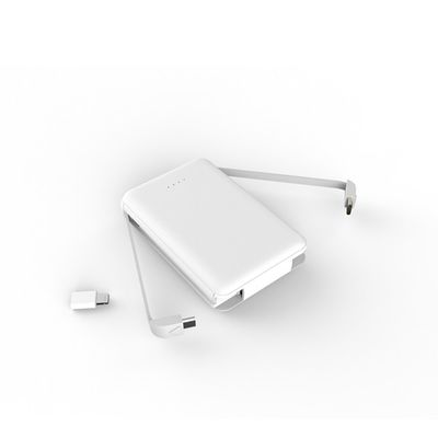 De polymère de cellules double USB banque de puissance de C.C 5V 2100mA 100mm