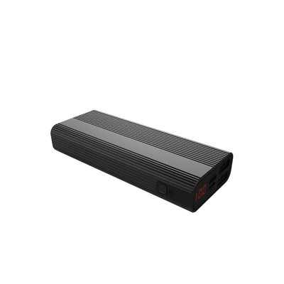 D'affichage à cristaux liquides d'affichage double USB banque de puissance en métal 121mm
