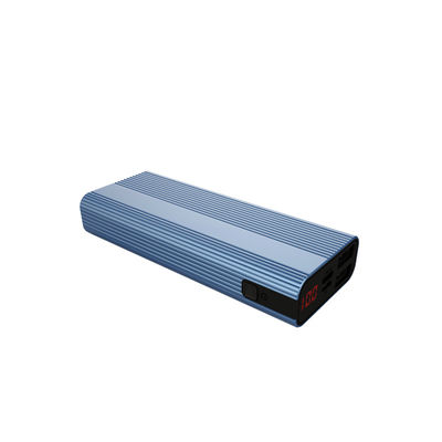 D'affichage à cristaux liquides d'affichage double USB banque de puissance en métal 121mm