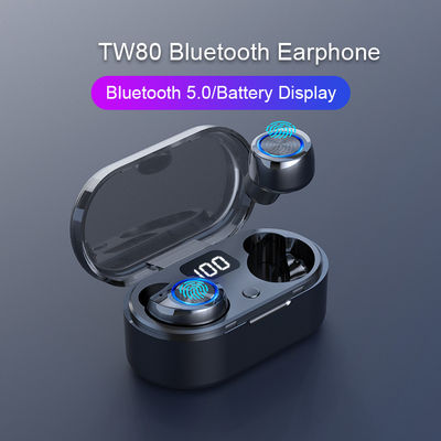 TW80 Bluetooth sans fil 5,0 TWS Mini HiFi Earbuds With MIC