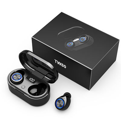 TW80 Bluetooth sans fil 5,0 TWS Mini HiFi Earbuds With MIC