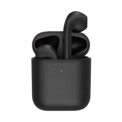 I27 noir TWS 35mAh Airpods 2 Earbuds avec le revêtement en caoutchouc