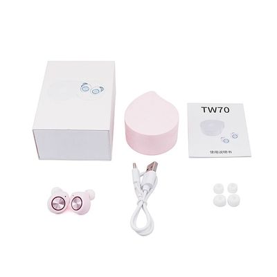 Ordinateur monocarte AAC 123db TWS véritable Bluetooth sans fil Earbuds avec le cas de remplissage