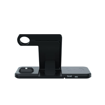 N51 4 dans 1 chargeur sans fil de Qi de téléphone de chargeur de banque sans fil portative de puissance