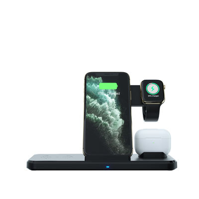 chargeur sans fil portatif rapide de 15W Qi pour la montre 8 de l'iPhone 11 XR X
