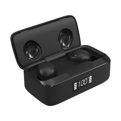 Bruit décommandant le sport BT5.0 Earbuds sans fil avec l'affichage de batterie