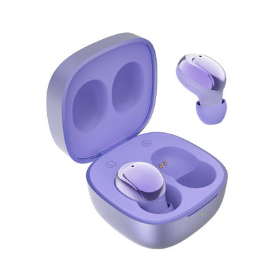 Stéréo sans fil noir blanc pourpre d'IPX5 Sweatproof Earbuds salut fi